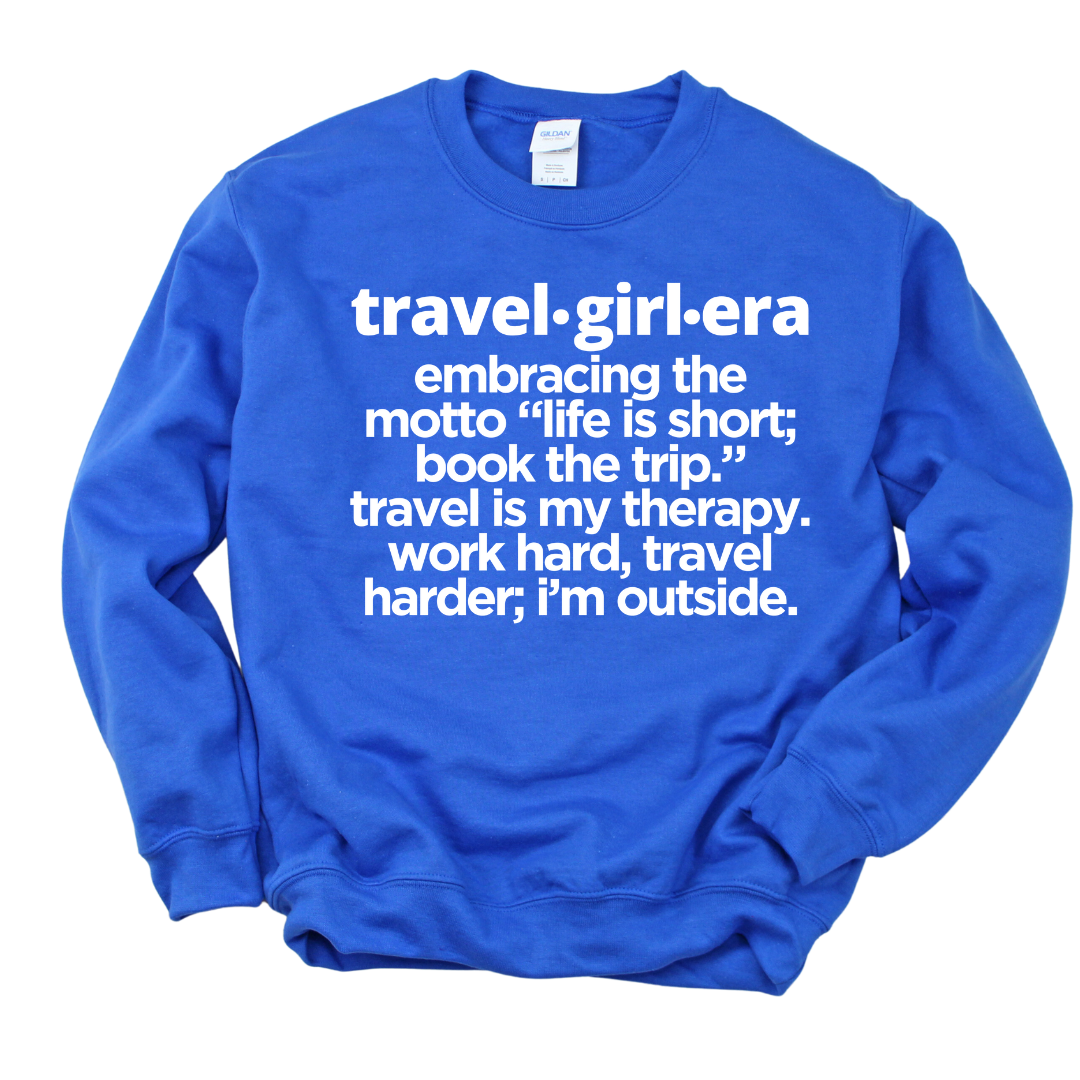 Travel Girl Era Unisex Sweatshirt