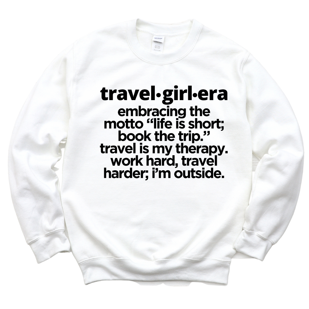 Travel Girl Era Unisex Sweatshirt