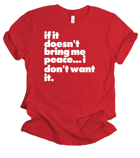 I Don't Want It! Short-Sleeve Unisex T-Shirt