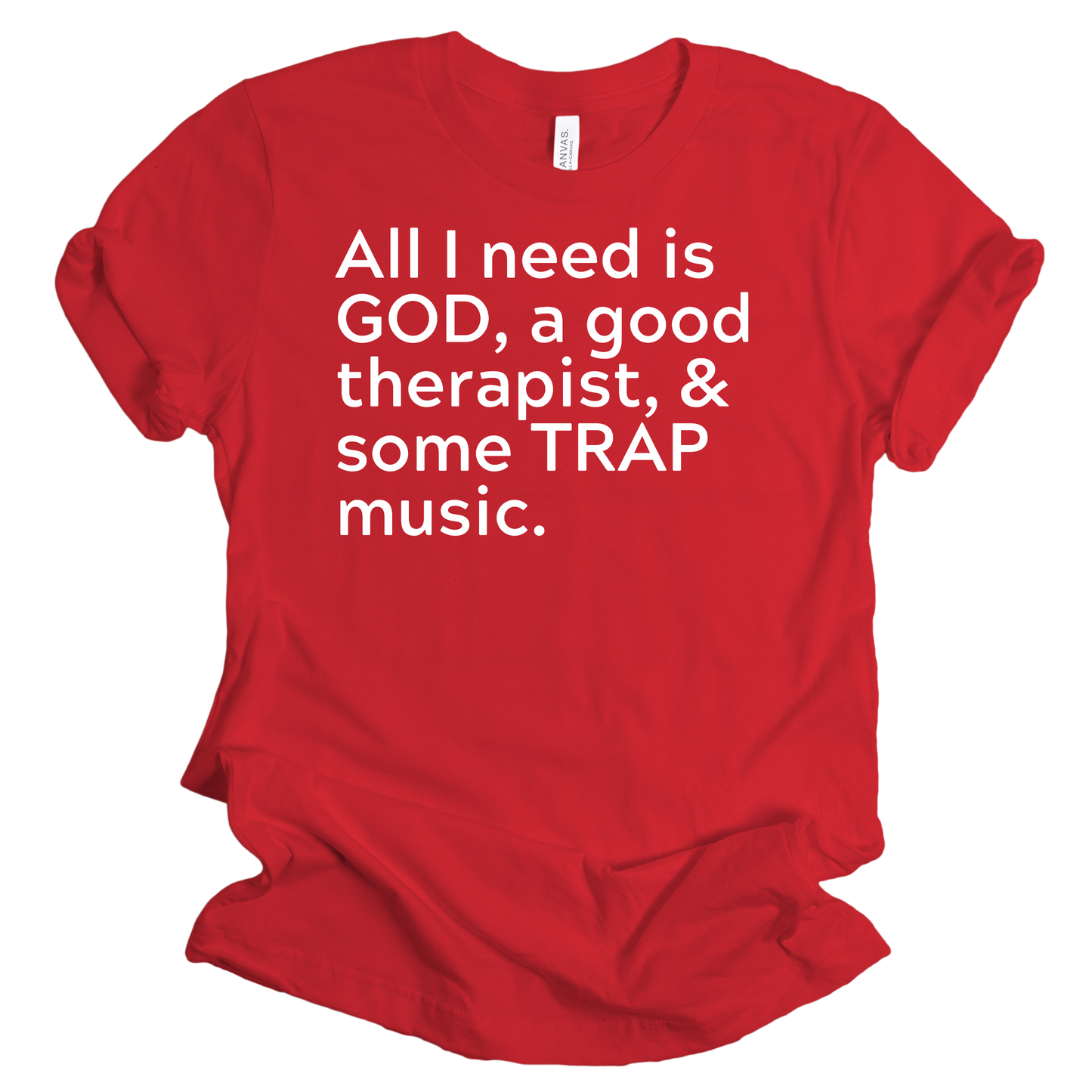 GOD, Therapy & TRAP Unisex T-shirt