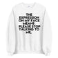 Facial Expression Unisex Sweatshirt